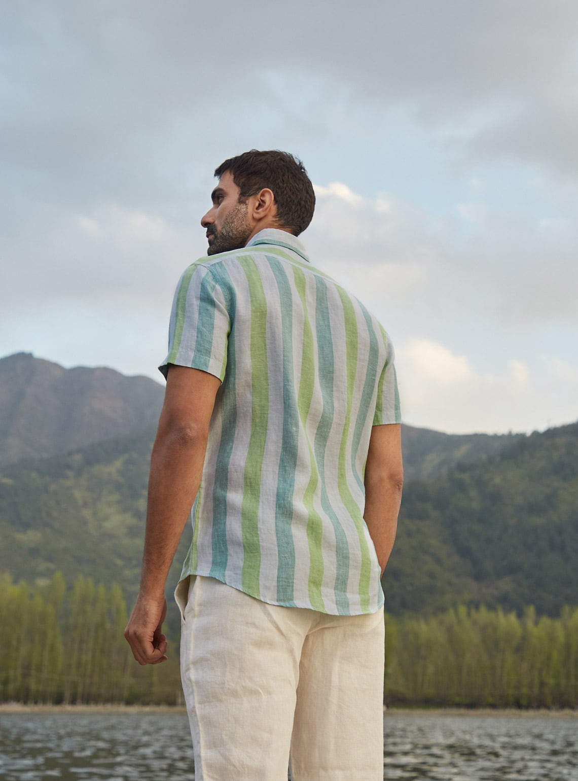 Mosstrail Linen - Half Shirt
