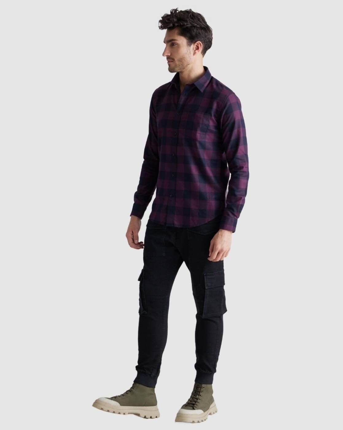 Men’s Checked Regular Fit Shirt | Timeless Checks & Everyday Comfort