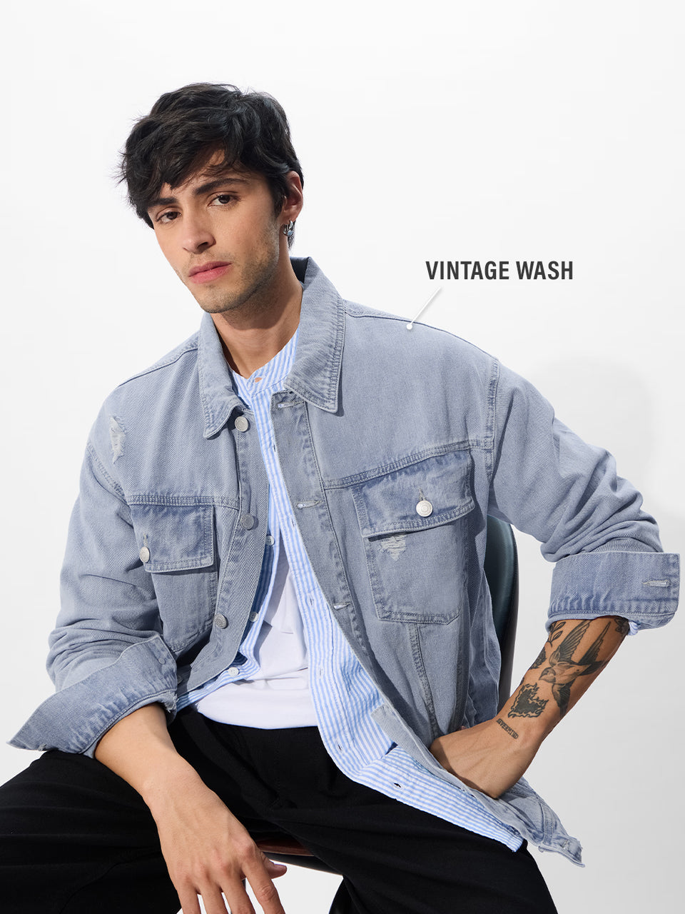 Denim Jacket: Arctic