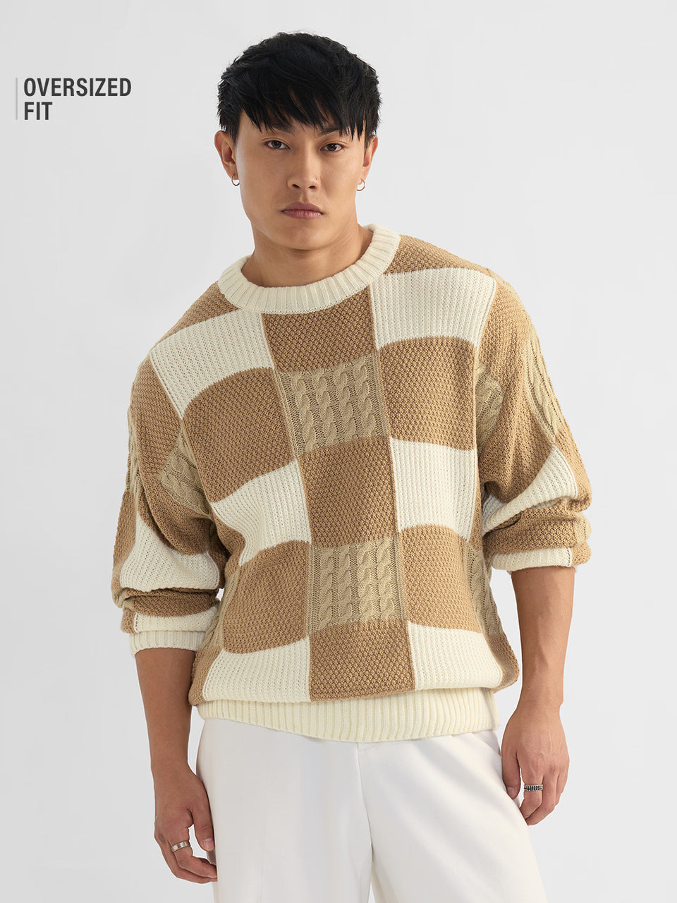 Oversized Sweater: Snow Drift