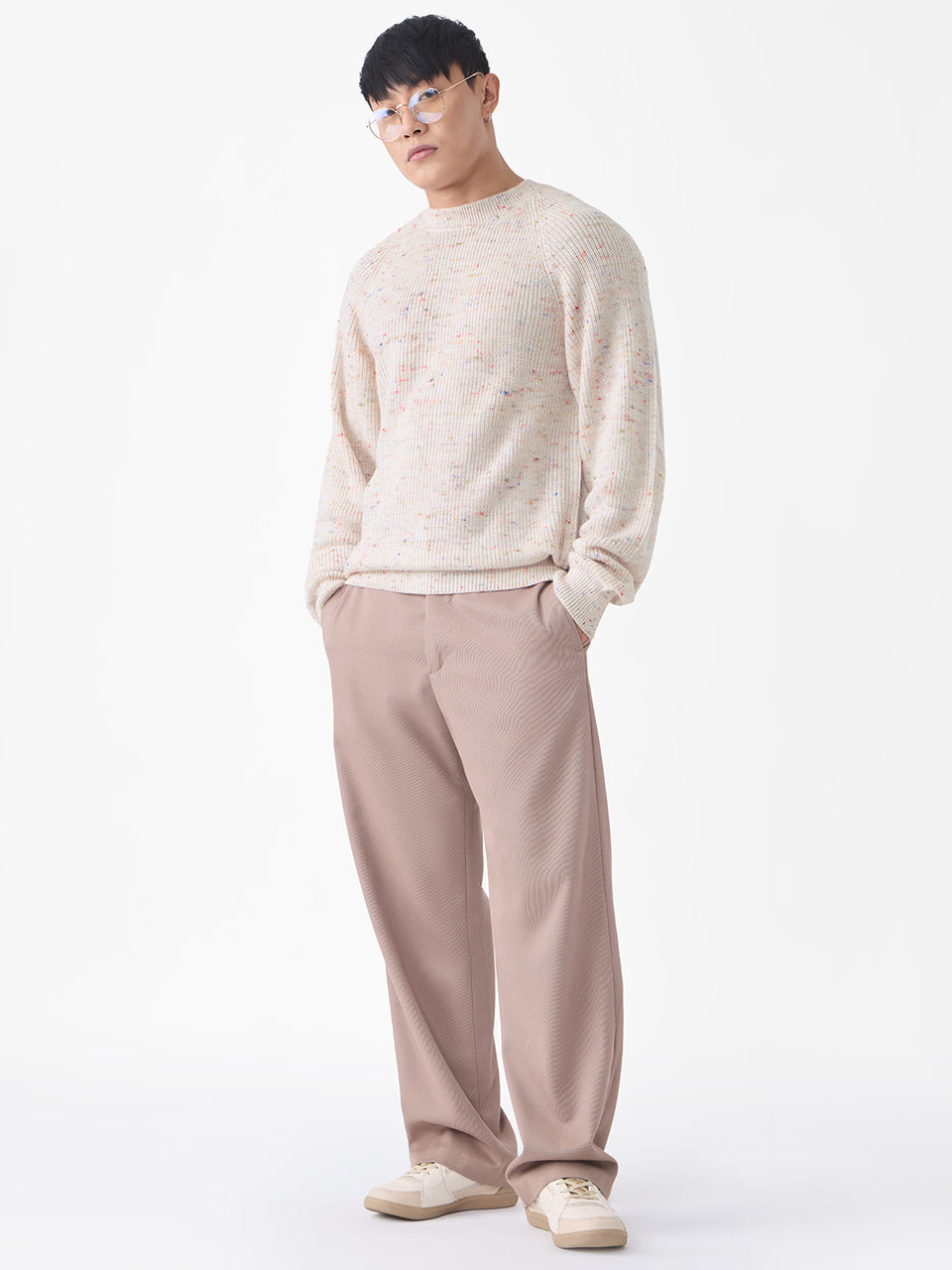 Oversized Sweater: Sandstone