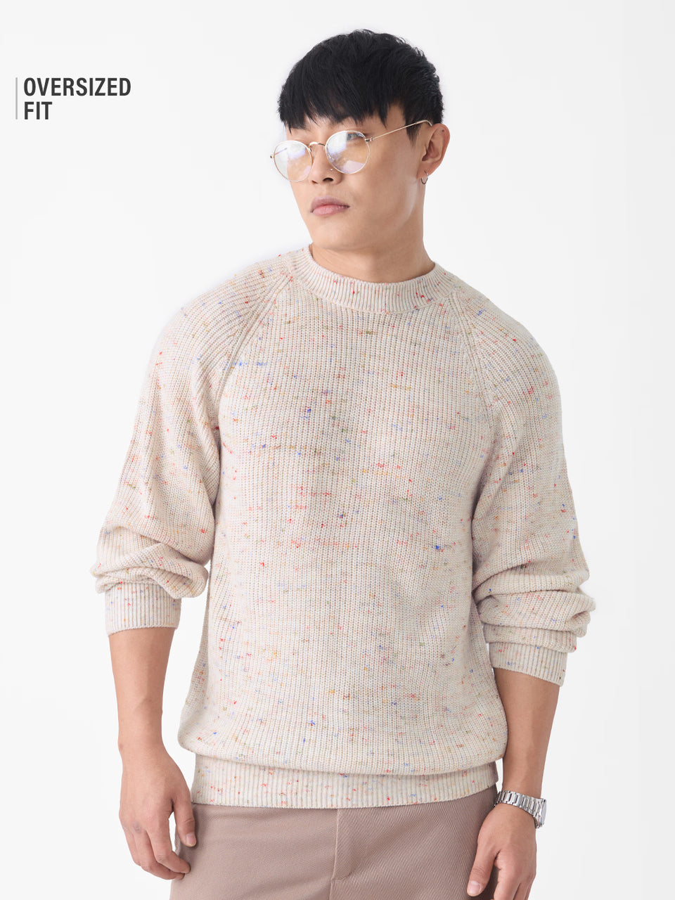 Oversized Sweater: Sandstone