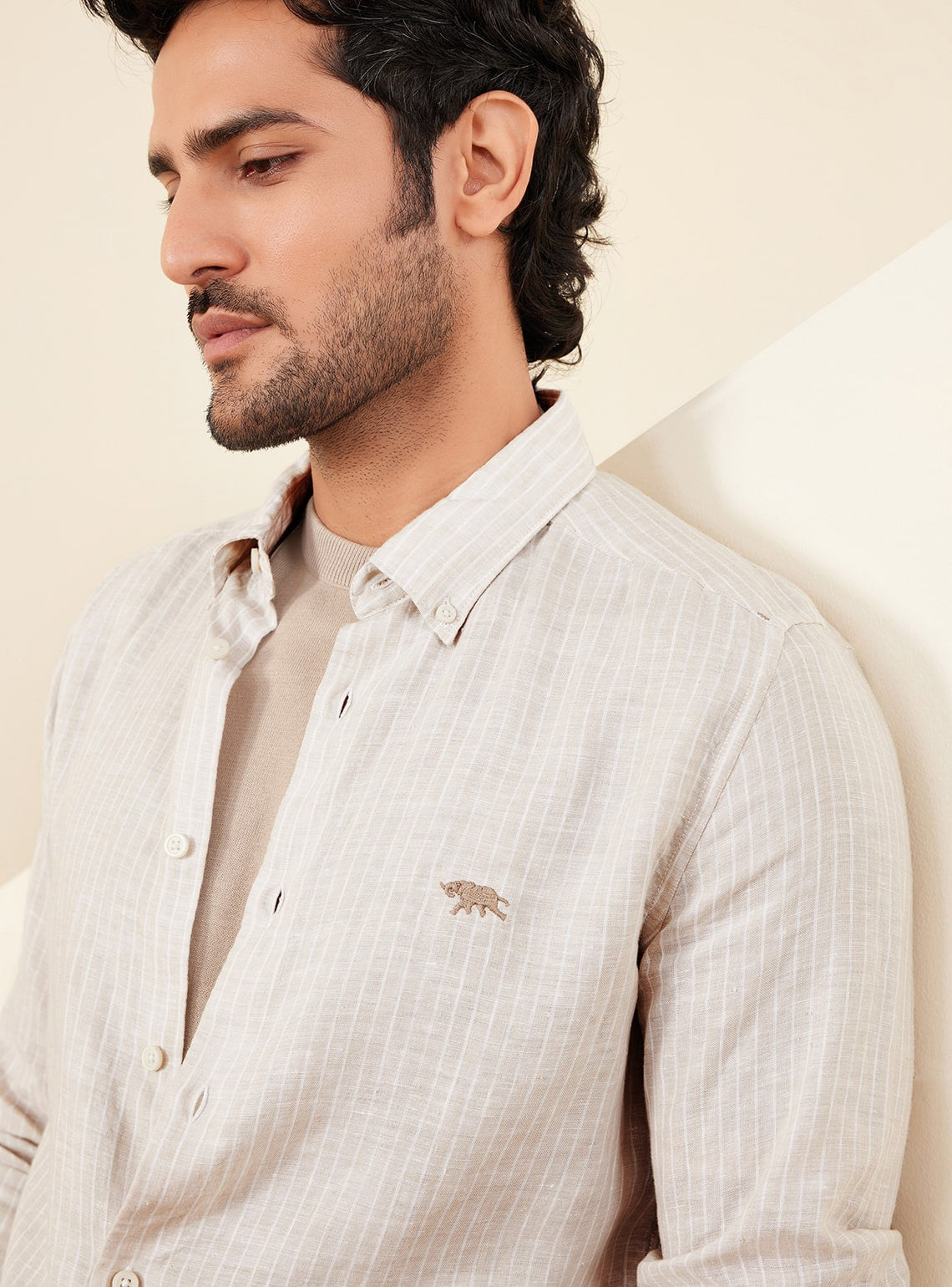 Saltlines Stripe Linen Shirt