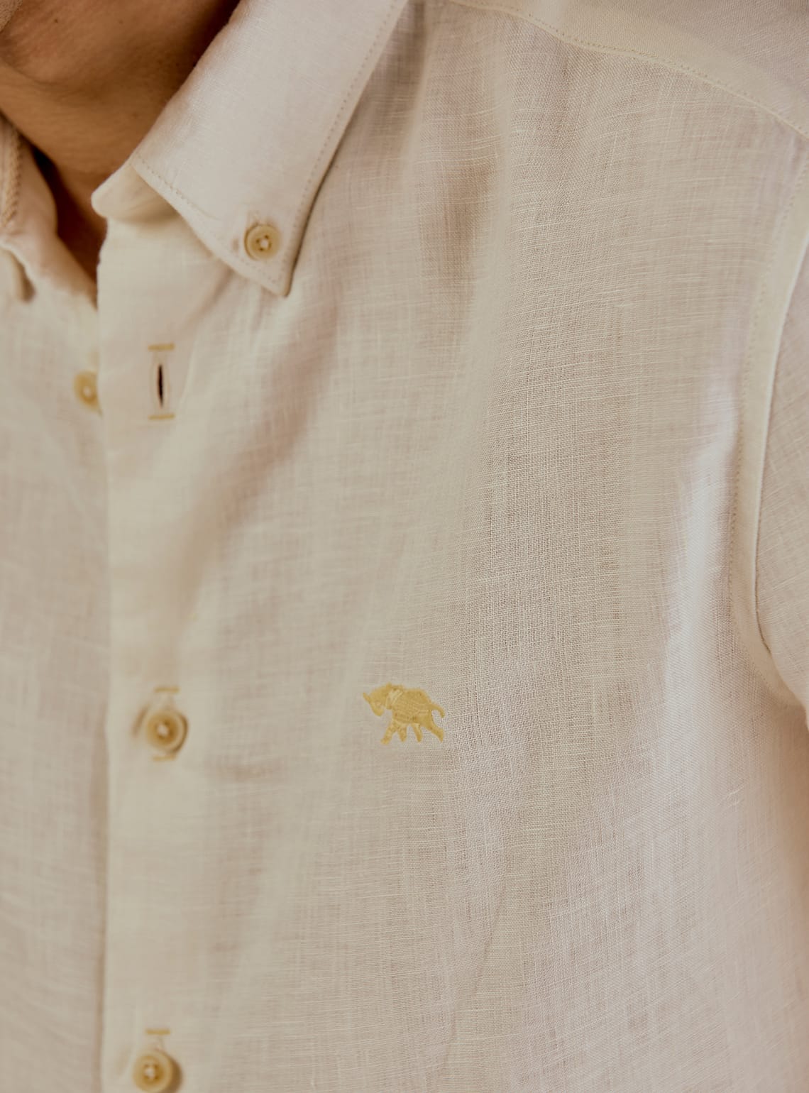 Malta White Linen Shirt