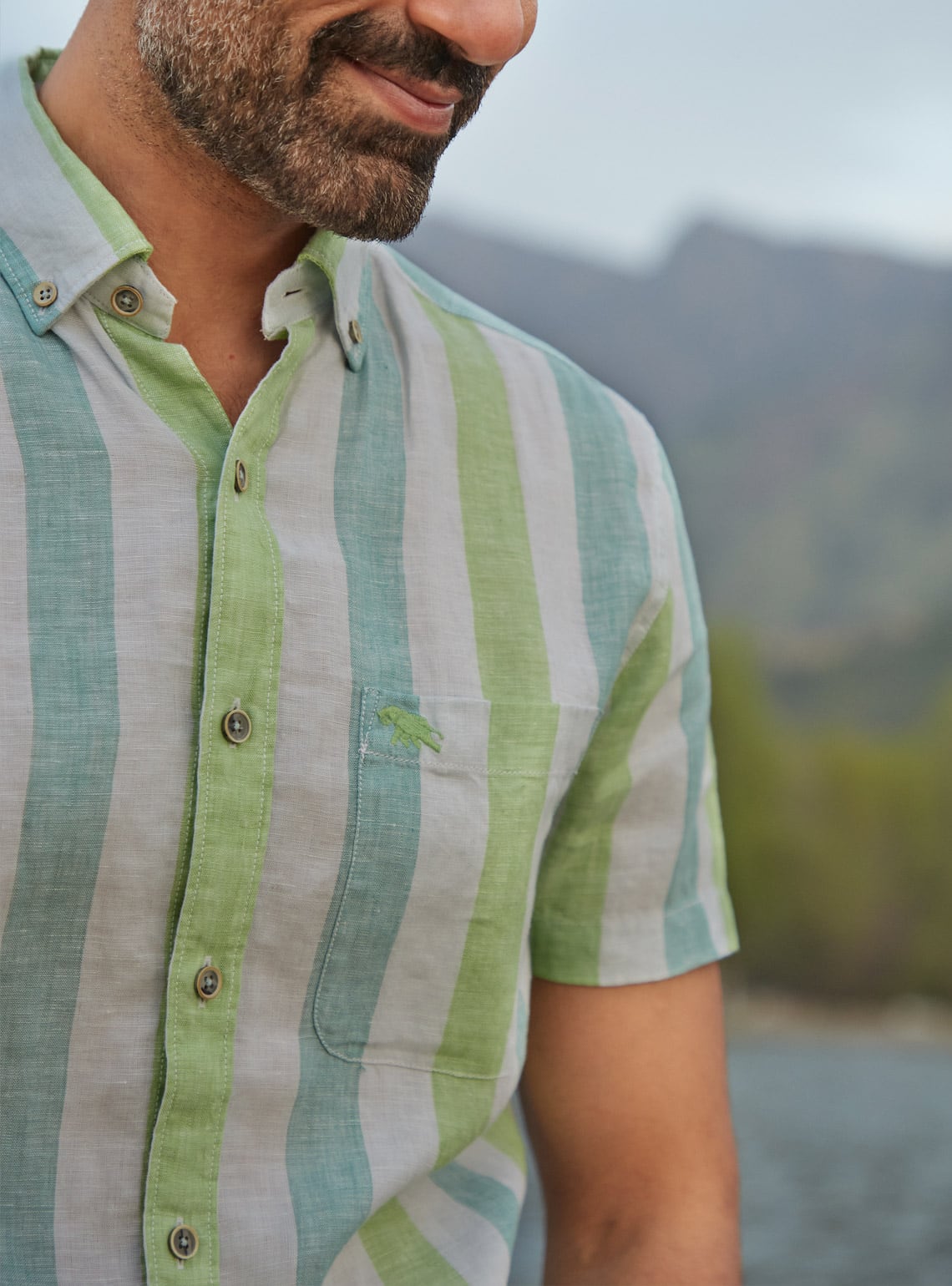 Mosstrail Linen - Half Shirt