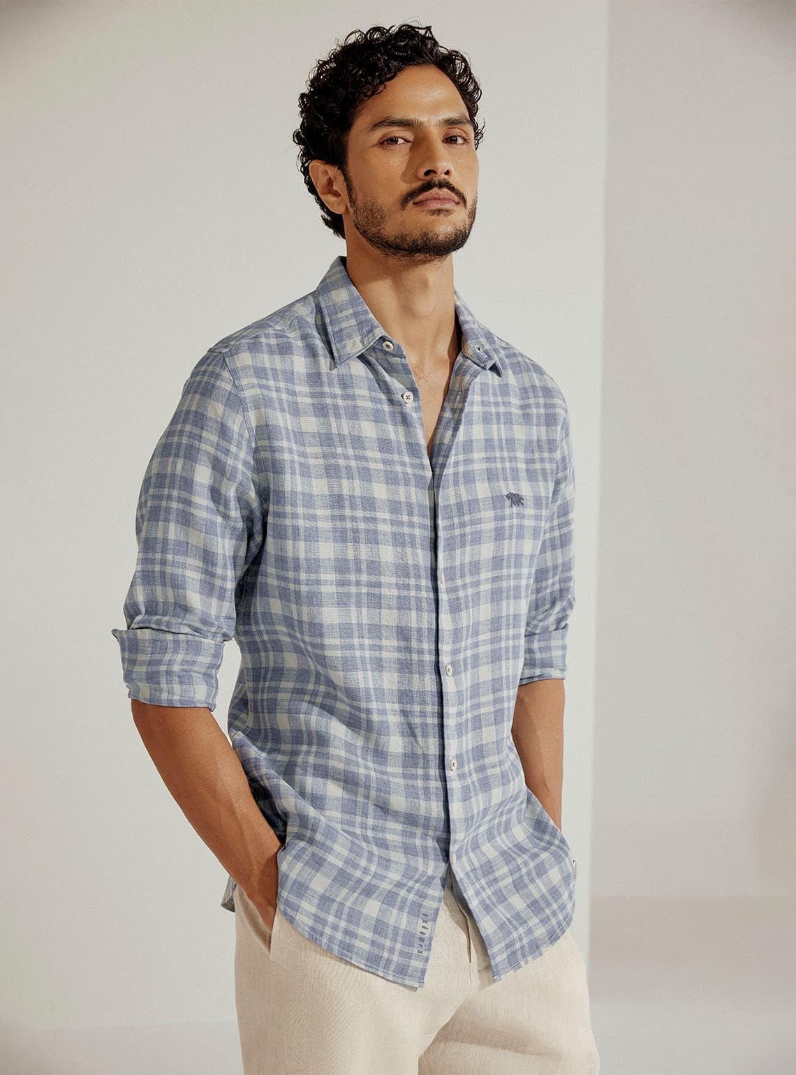 Haze Check Linen Shirt
