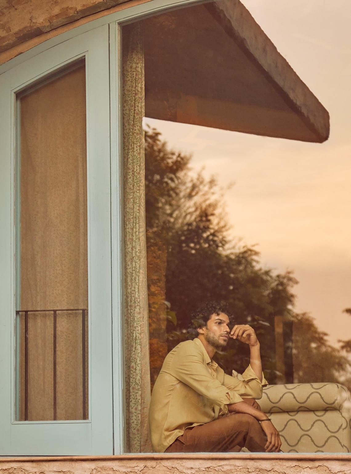 Golden Mist Linen Shirt