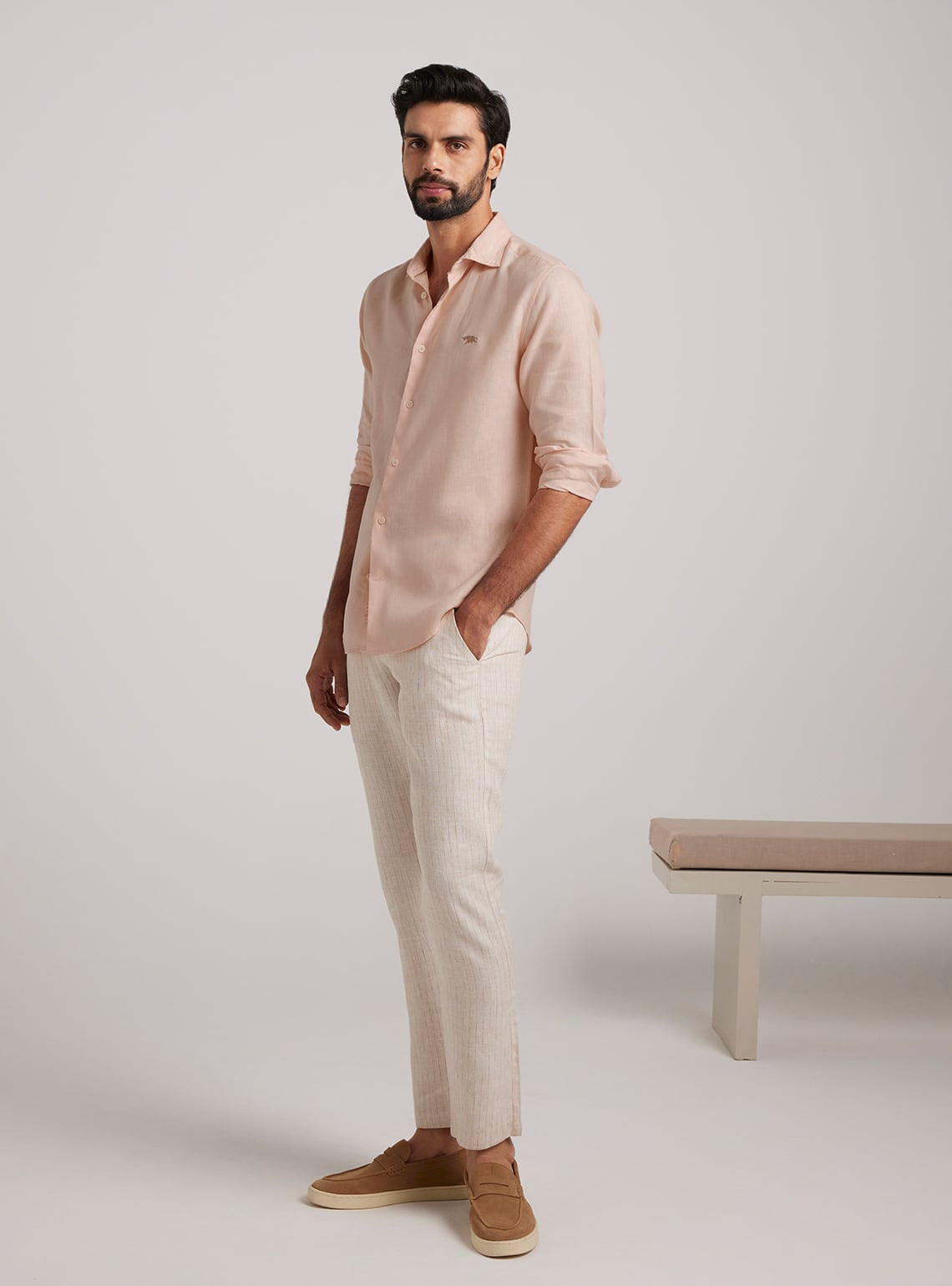 Pastel Breeze Linen Shirt