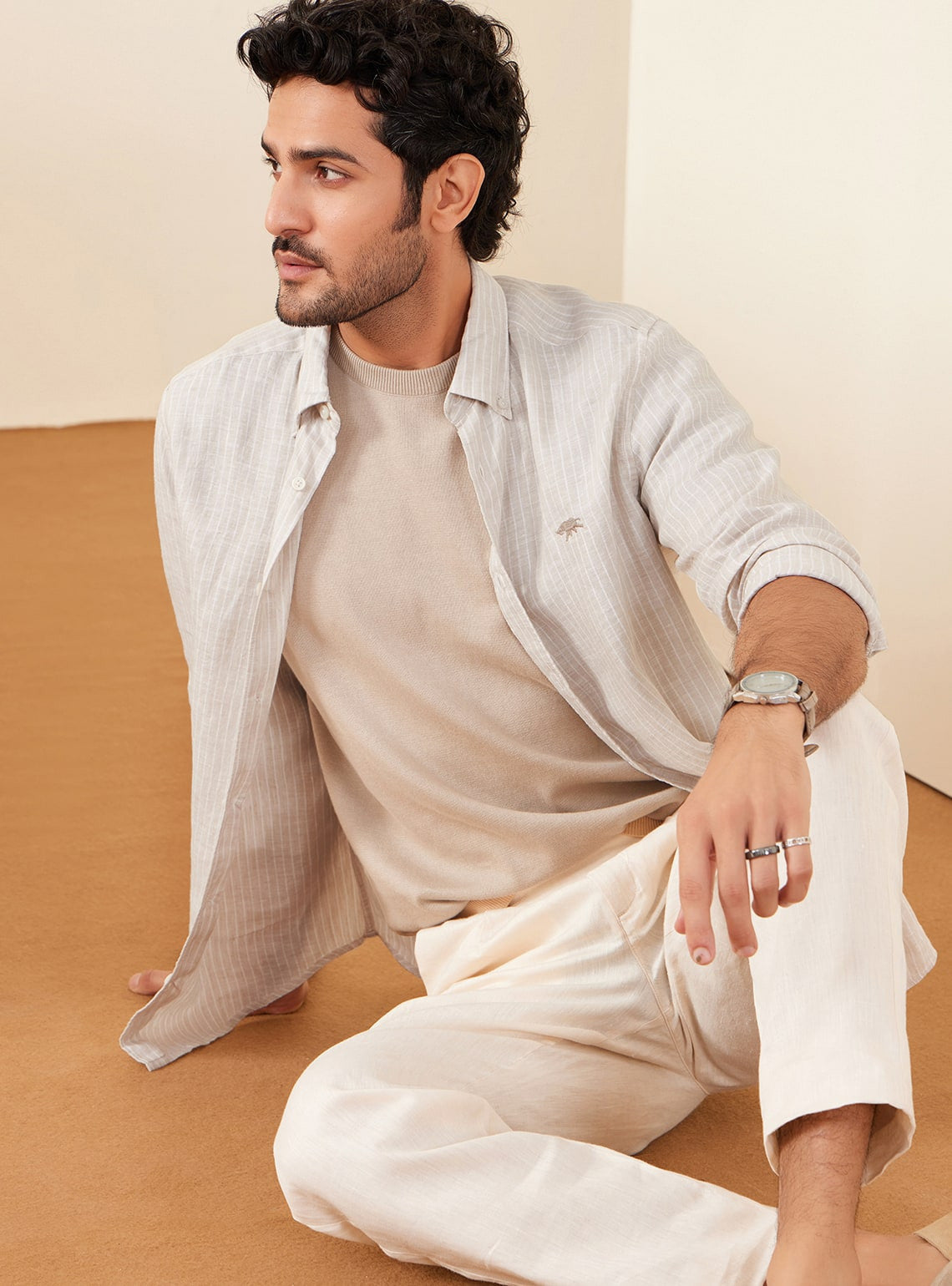 Saltlines Stripe Linen Shirt