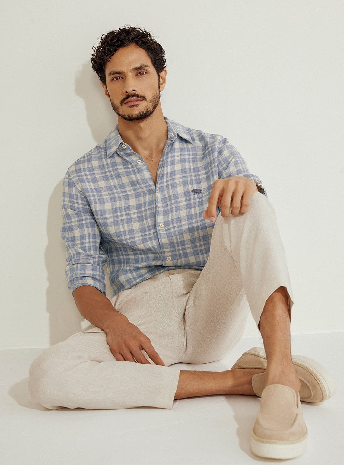 Haze Check Linen Shirt