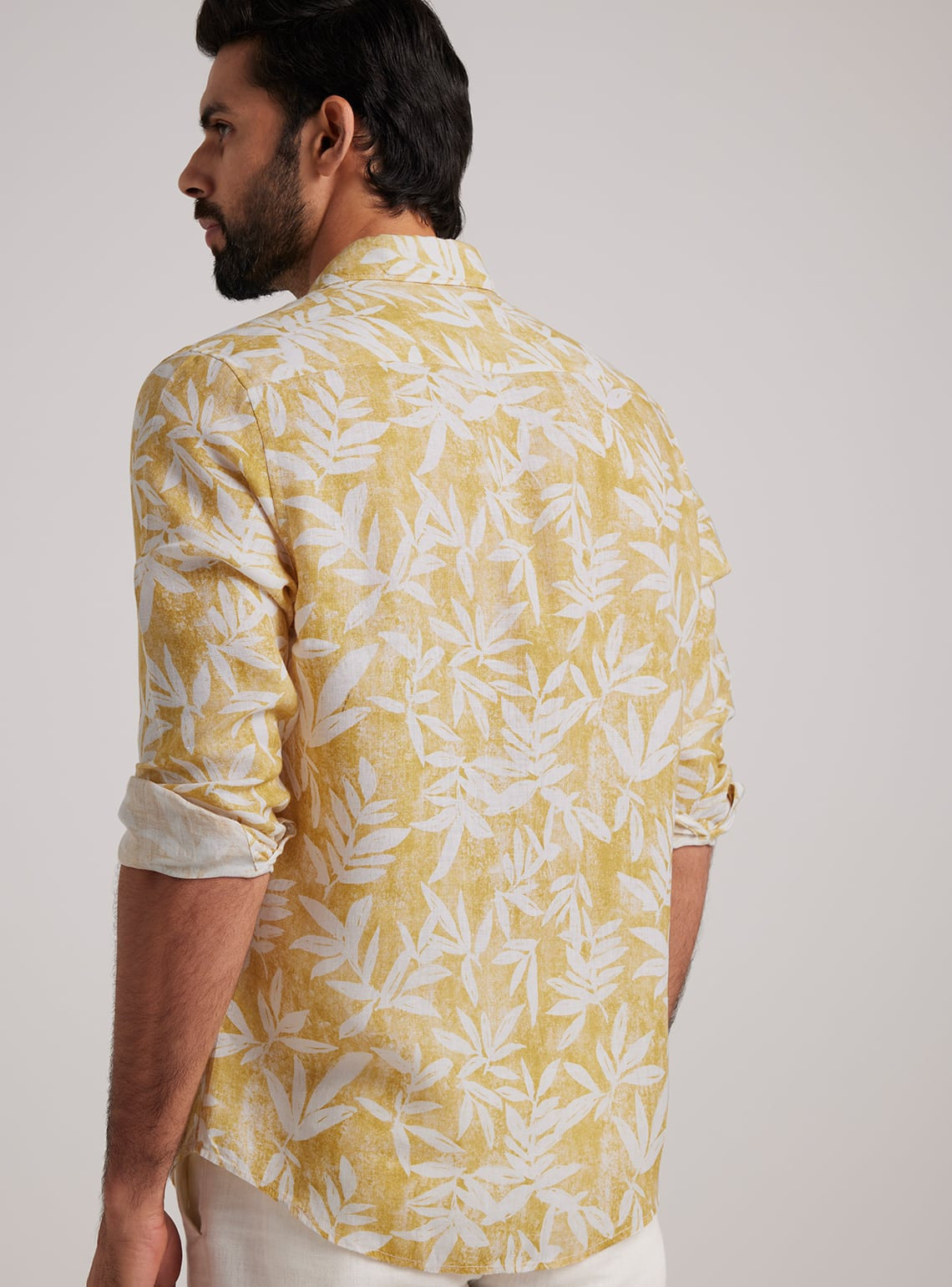 Daffodil Tropical Linen Shirt
