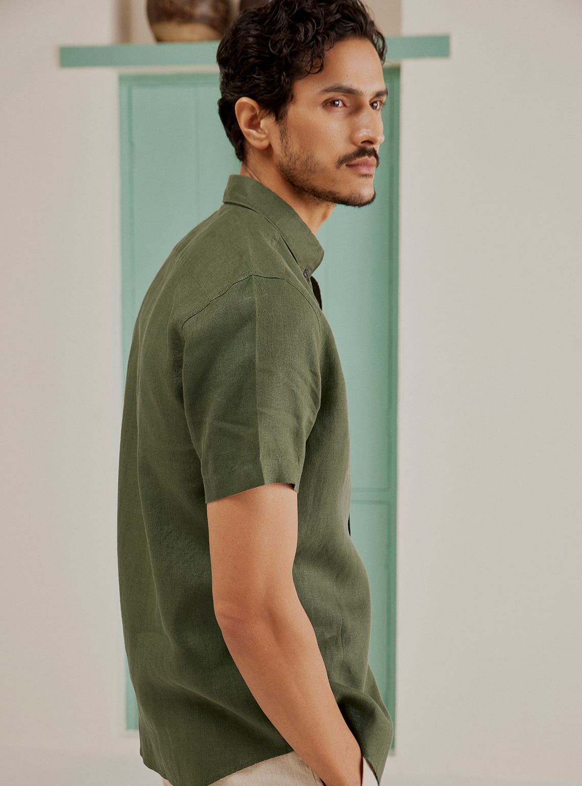 Dark Forest Linen Shirt