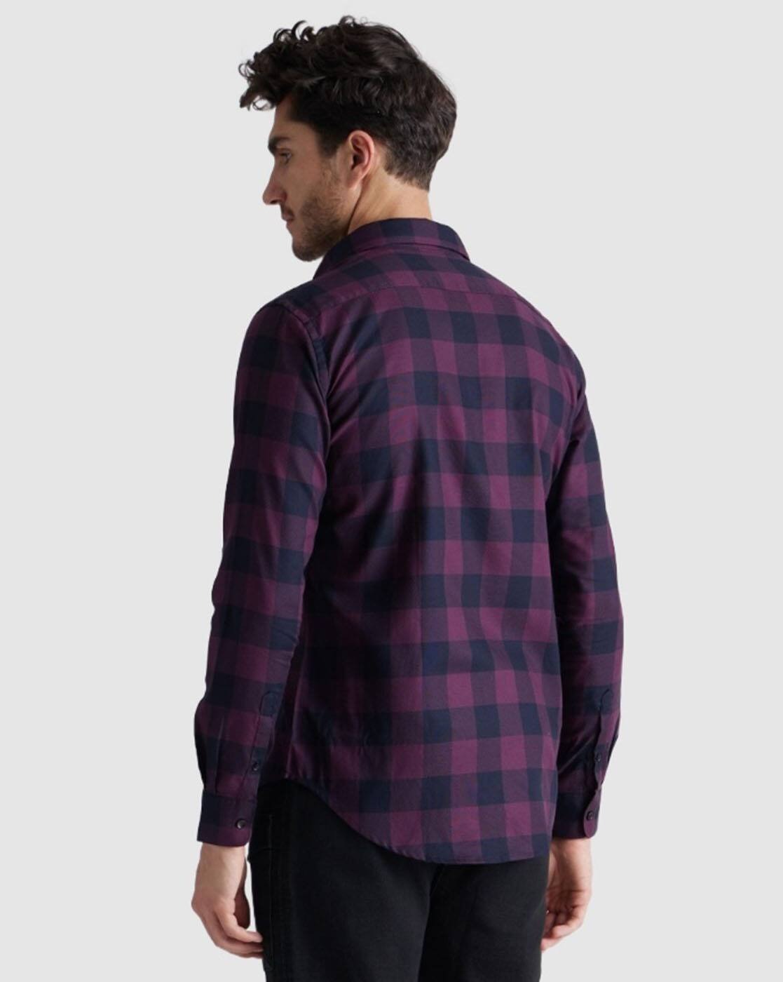 Men’s Checked Regular Fit Shirt | Timeless Checks & Everyday Comfort