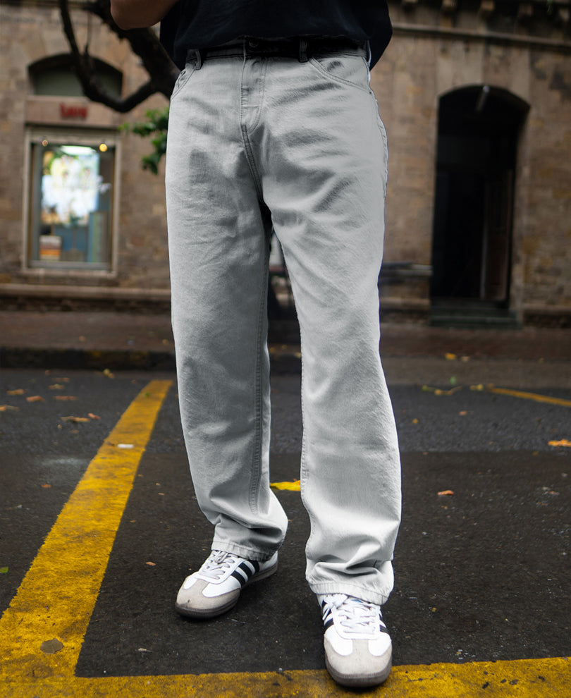 Light Grey Baggy Denim Pant