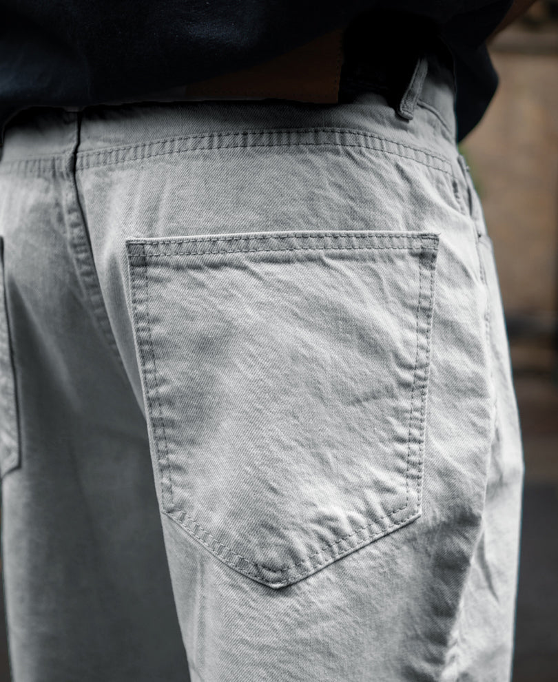 Light Grey Baggy Denim Pant