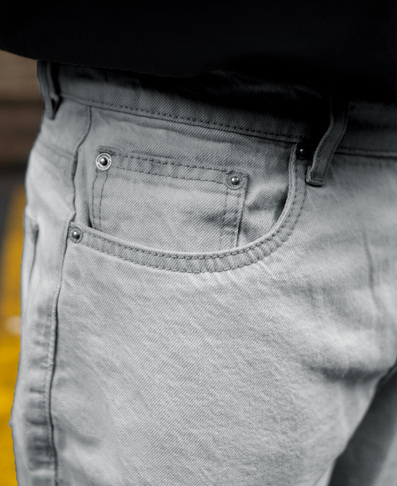 Light Grey Baggy Denim Pant