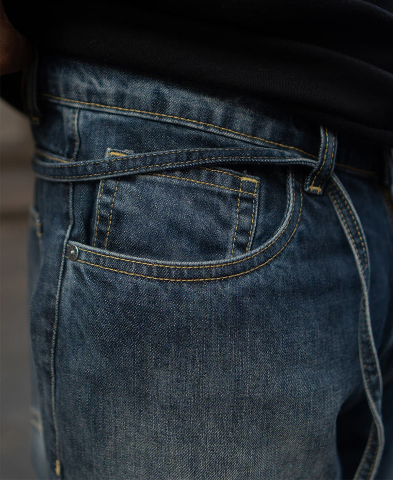 Dark Blue Baggy Fit Jeans