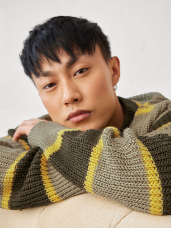 Striped Sweater: Timber