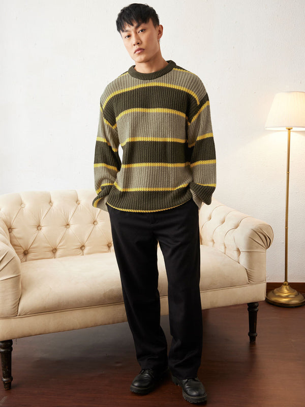 Striped Sweater: Timber