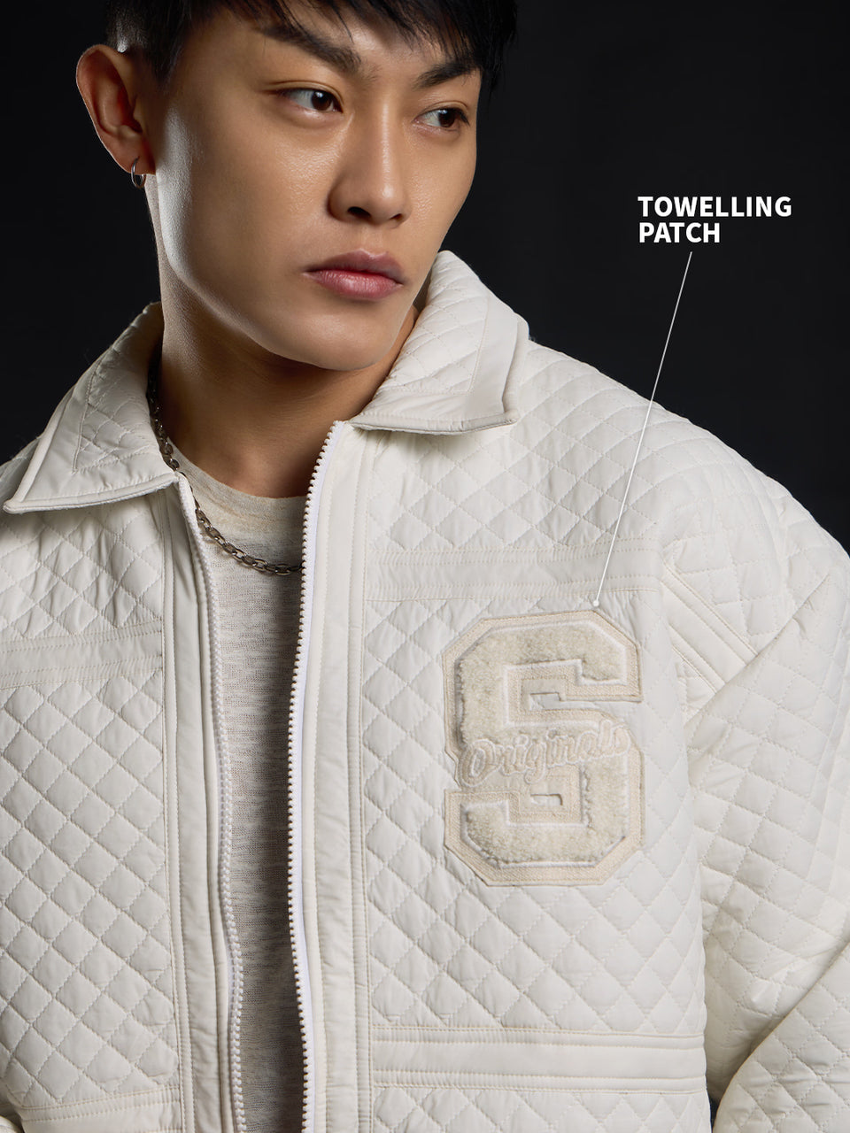 Quilted Jacket: Snow Storm