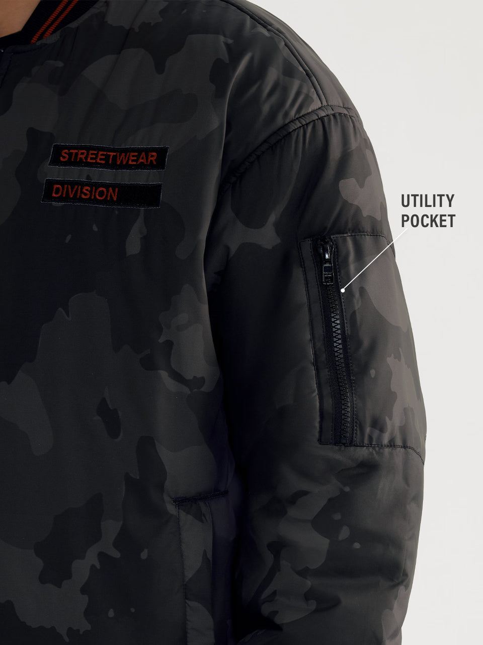 Reversible Bomber: Urban Camo