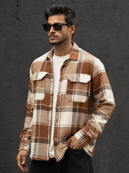 Men Checked Casual Shirt