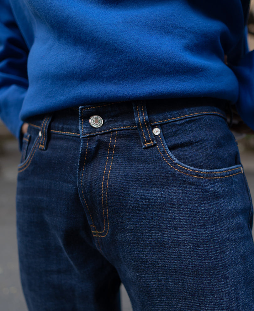 Indigo Regular Fit Denim Jeans