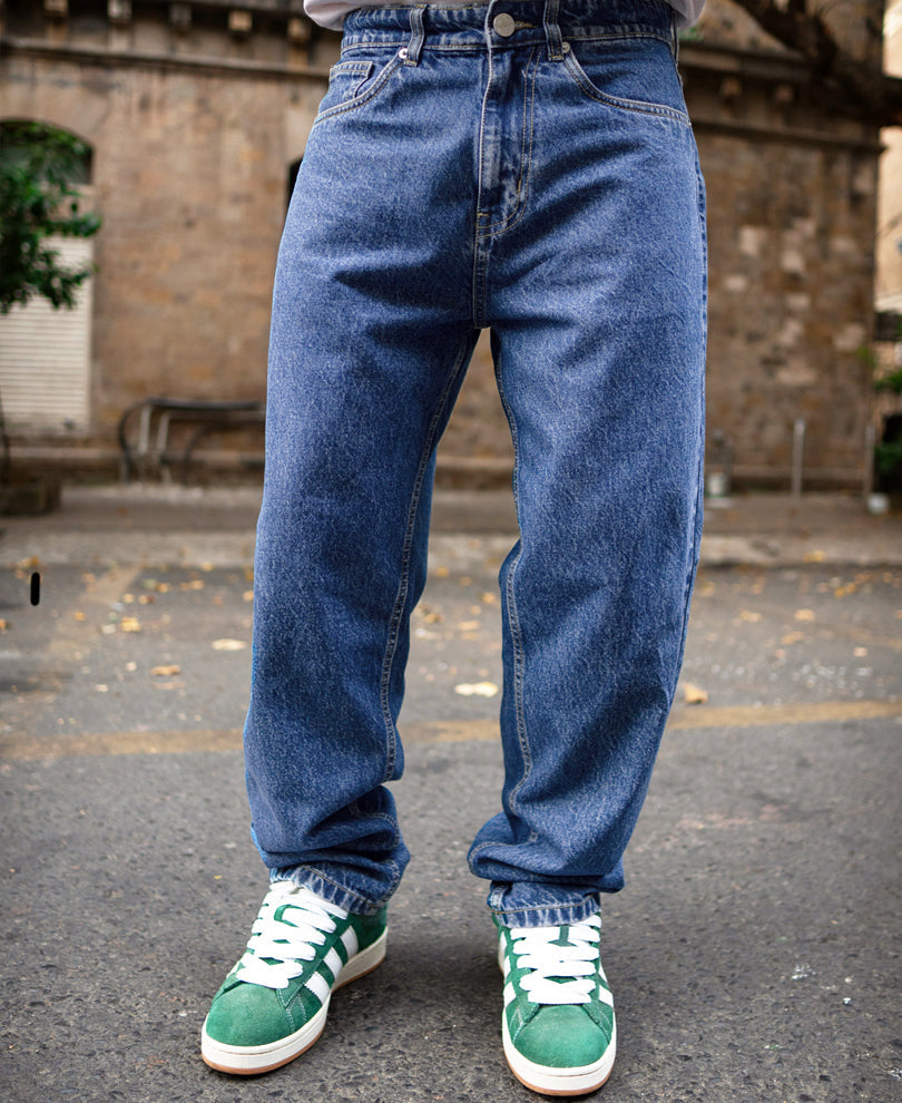 Blue Baggy Fit Jeans