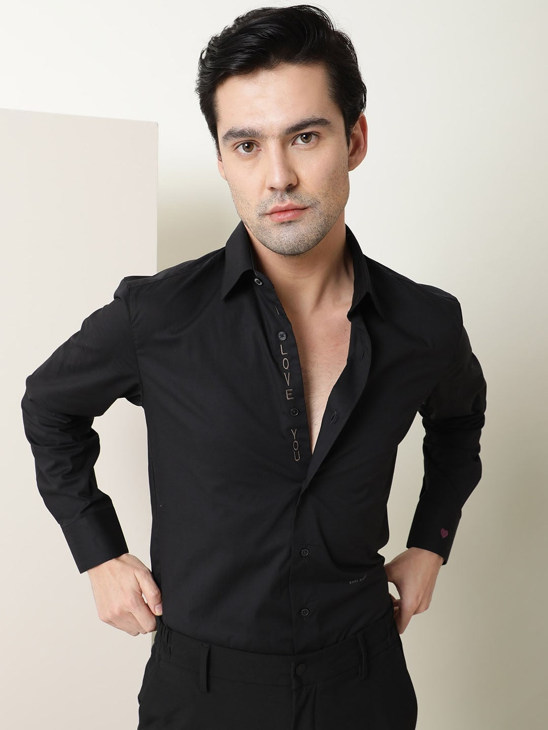 Say It with Style Balck Shirt