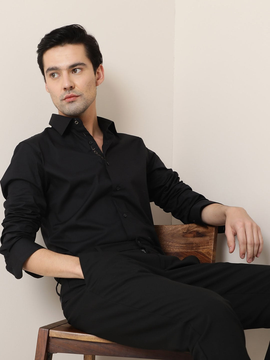 Say It with Style Balck Shirt