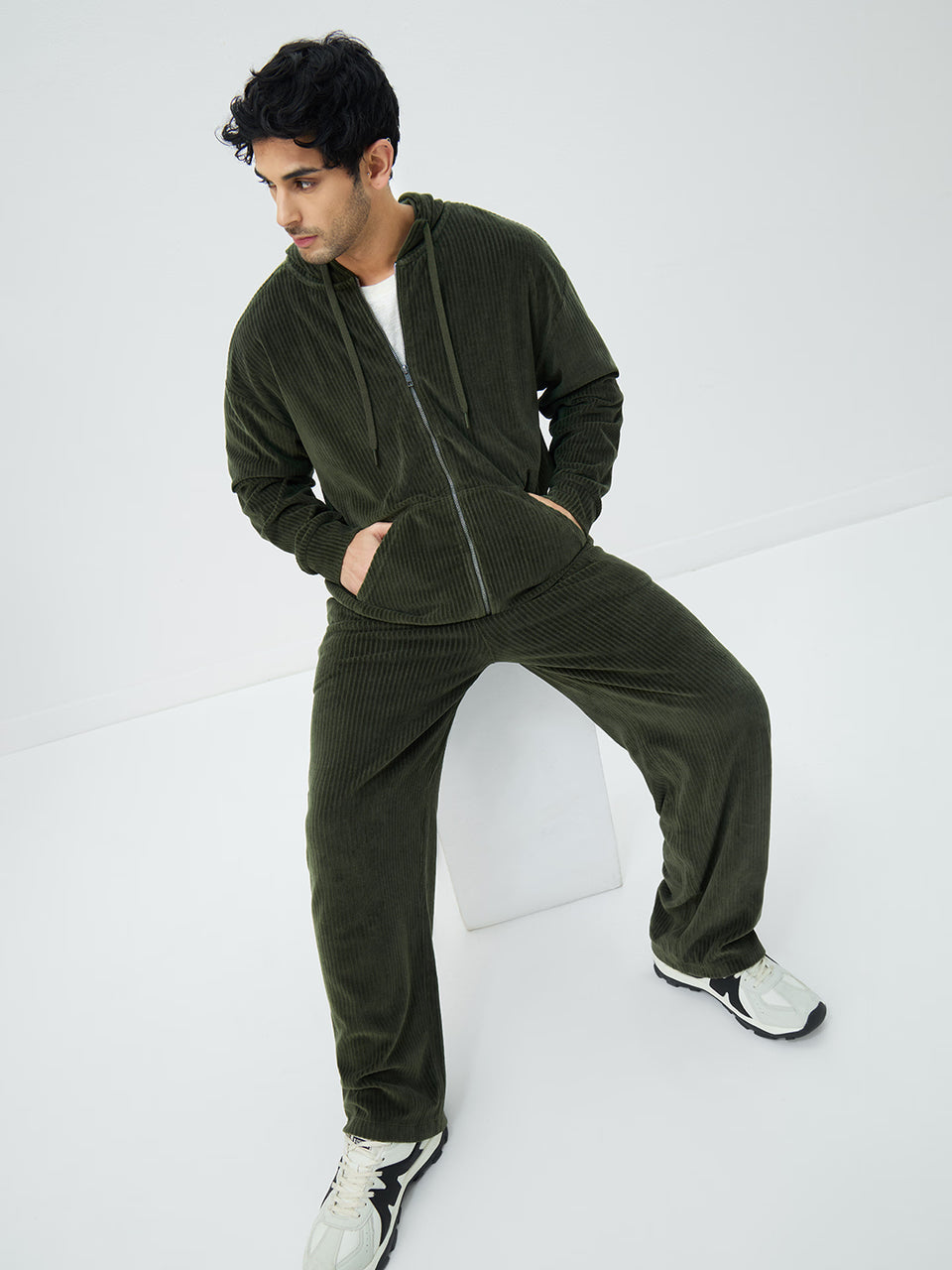 Corduroy Set: Olive