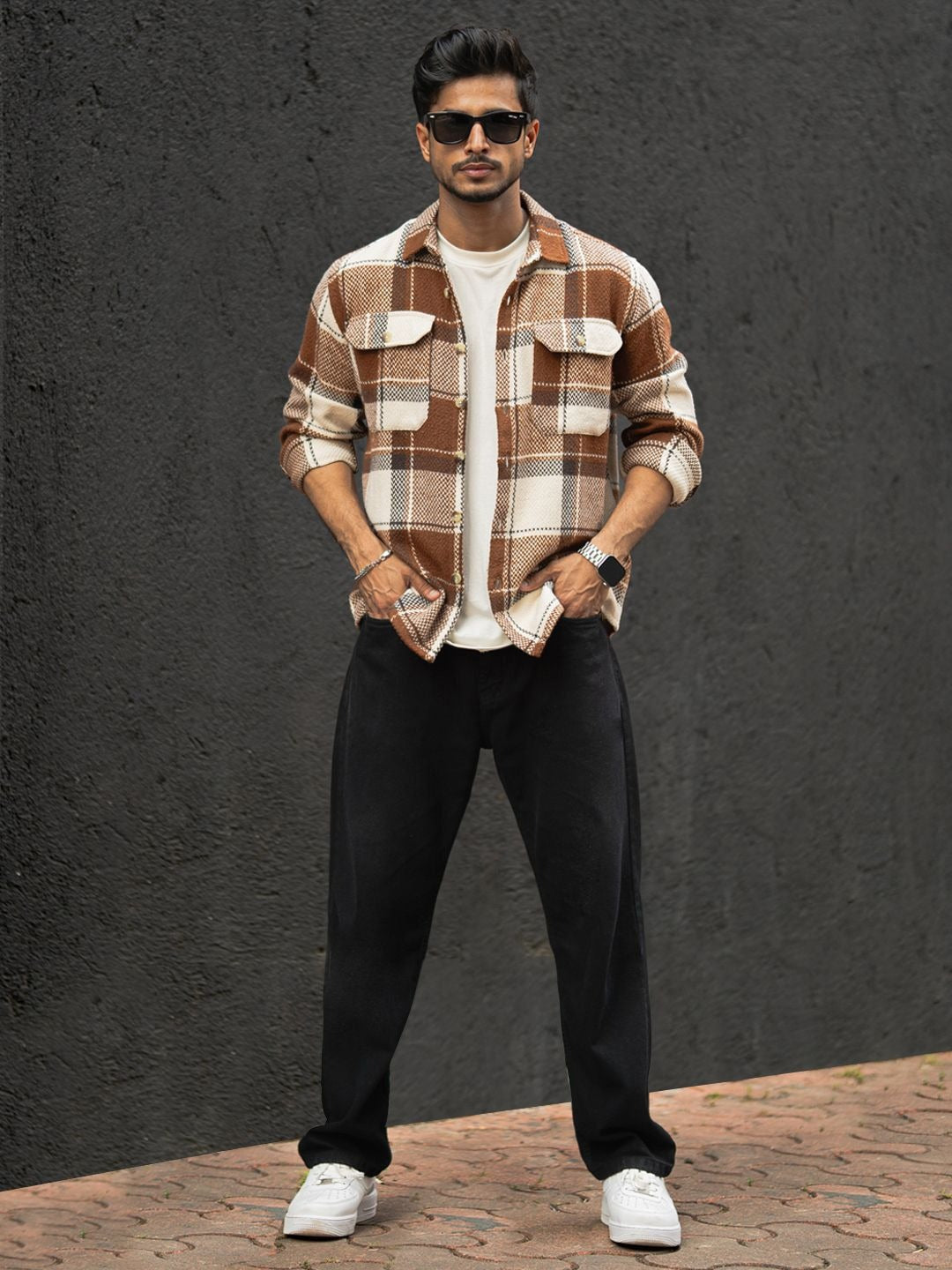 Men Checked Casual Shirt