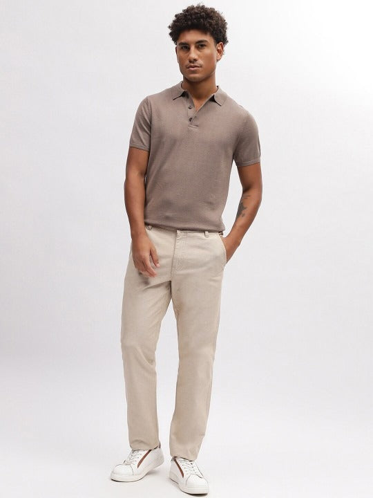 Polo Collar Short Sleeves T-Shirt for Men