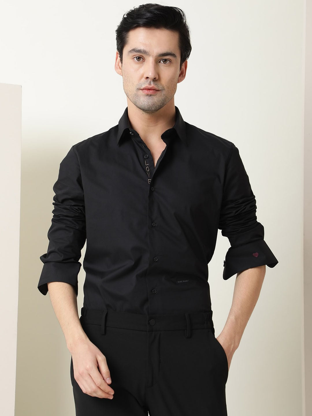 Say It with Style Balck Shirt