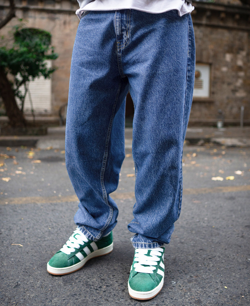 Blue Baggy Fit Jeans