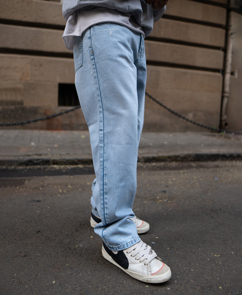 Light Blue Distress Jeans