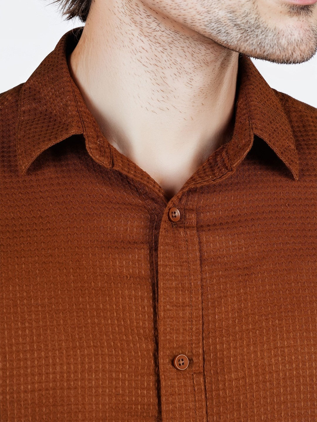 Timeless Style Meets Everyday Comfort Brown Shirt