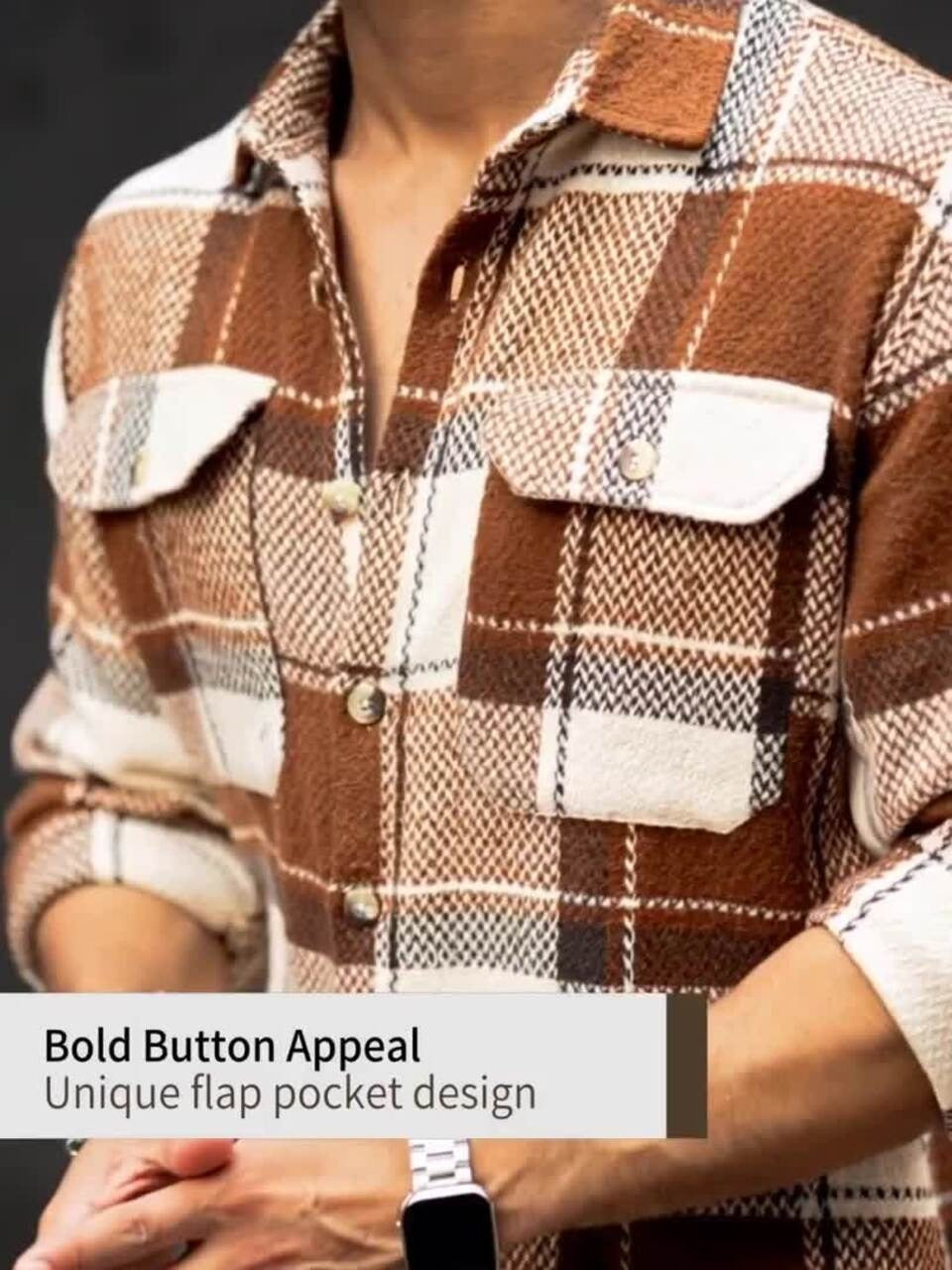 Men Checked Casual Shirt