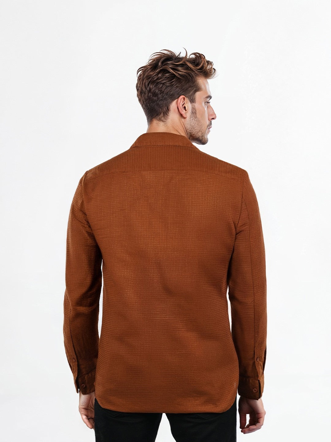 Timeless Style Meets Everyday Comfort Brown Shirt